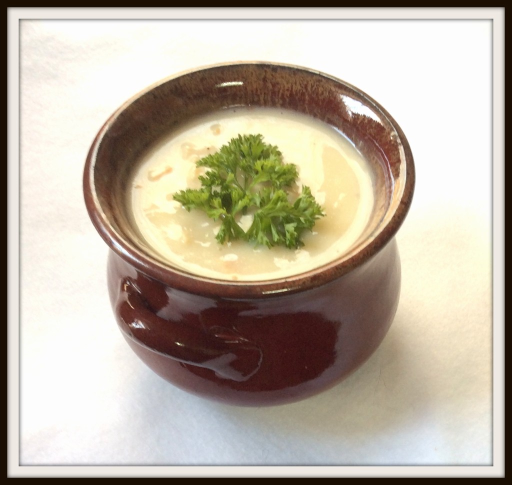 Velveteen Chicken Soup in Handmade Soup Crock