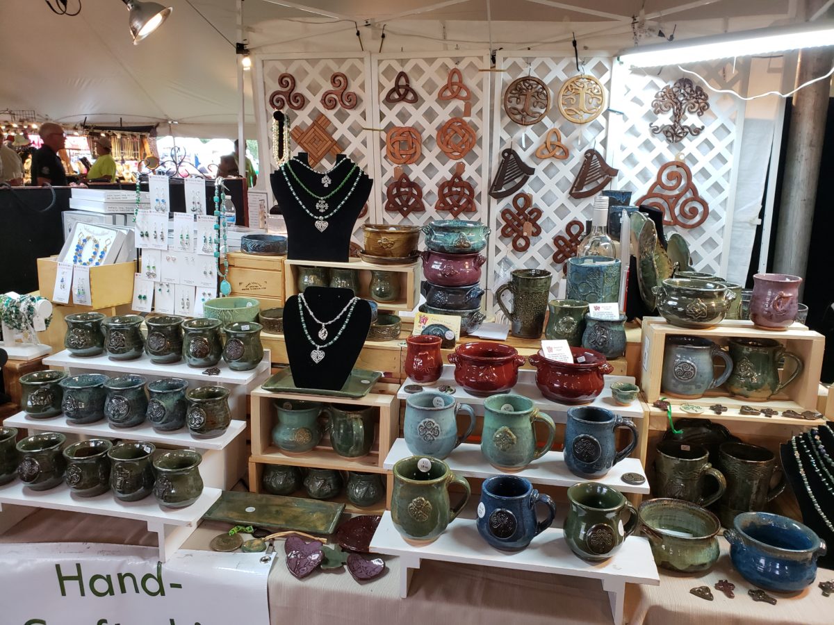 Artists At Heart - Celtic Festival booth