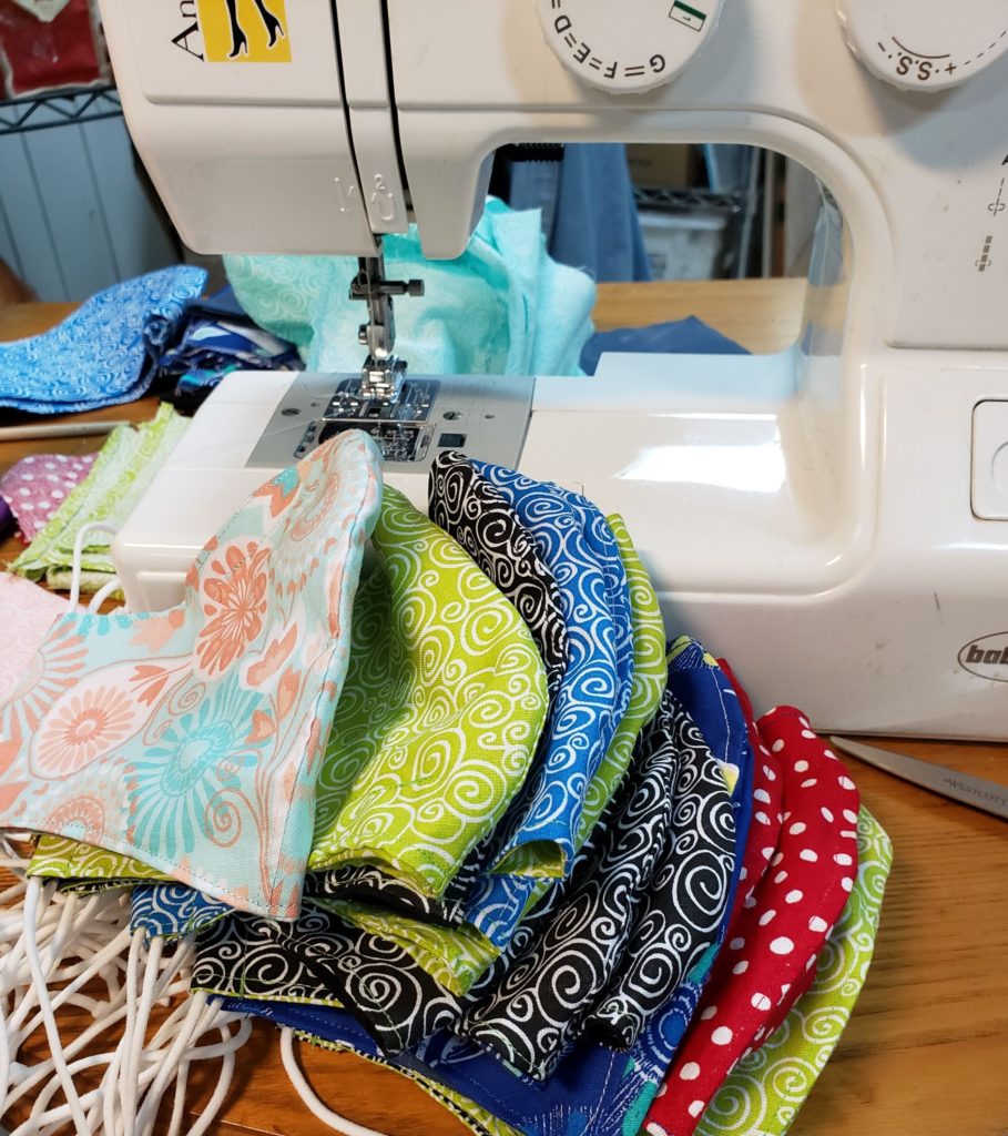 Sewing Cotton Face Masks